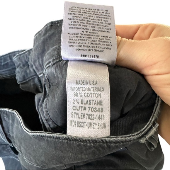 Citizens of Humanity Dillon Distressed Cargo Pants in Peppercorn - Picture 12 of 12